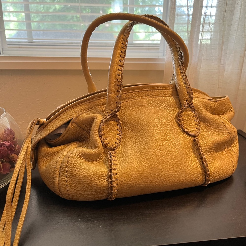 Express y2k gold metallic small purse